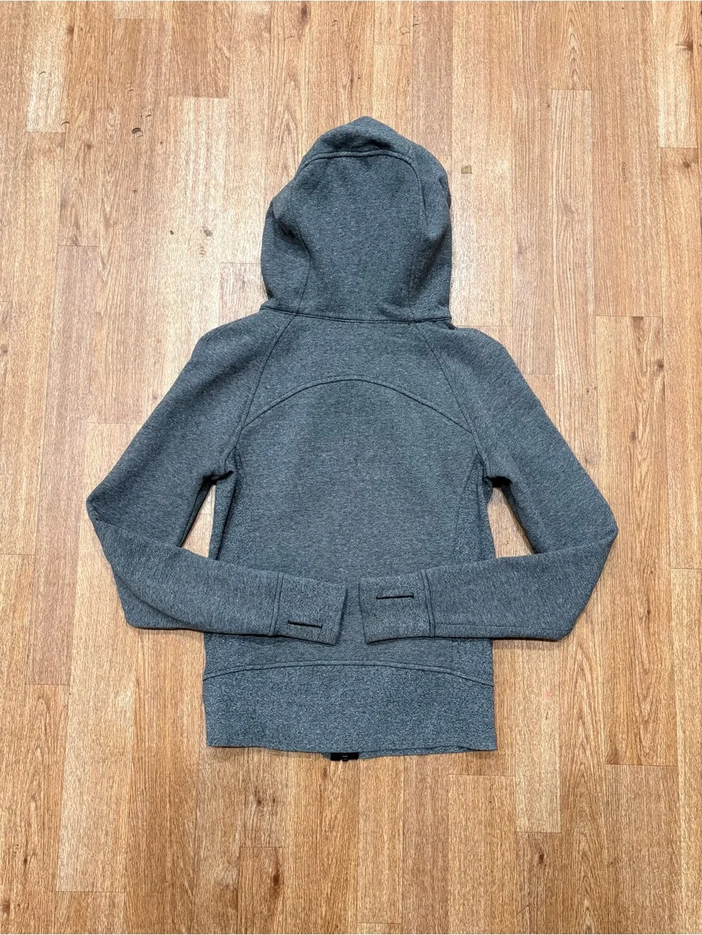 lululemon Charcoal Gray Full-Zip Hooded Sweatshirt